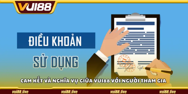 Cam kết và nghĩa vụ giữa Vui88 với người tham gia