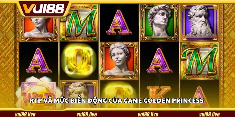 RTP và mức biến động của game Golden Princess